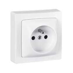 Prise saillie 2 P+T legrand